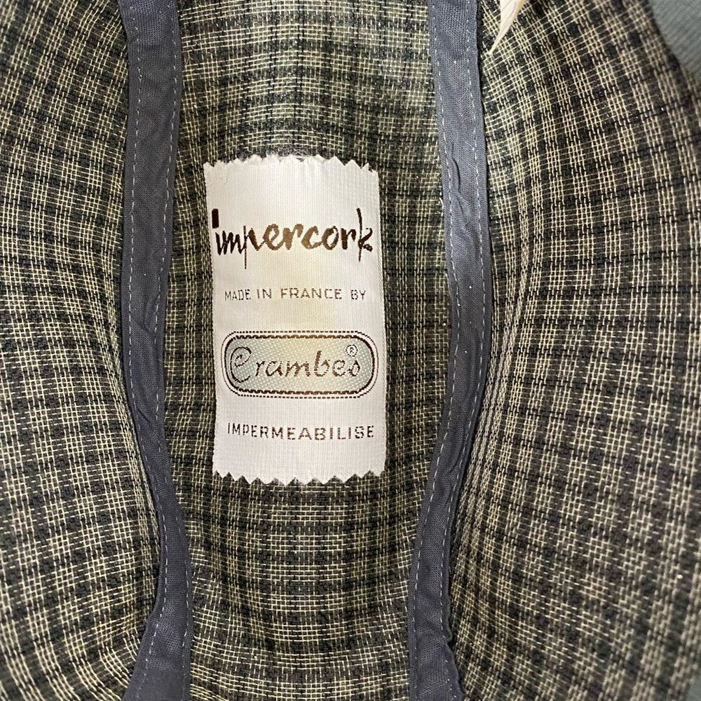 Imercork Crambes Paris France vintage 60’s wool blend gray fedora hat 54-6 5/8 - Picture 9 of 9